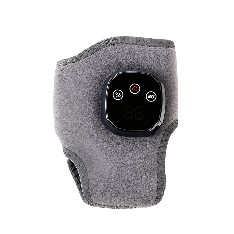 Portable ankle massager with heat and vibration function