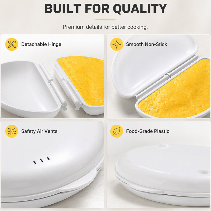 2-in-1 Microwave Omelet and Egg Cooker