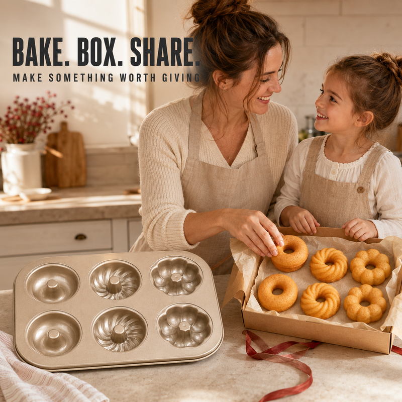 Mini-moule à gâteau Bundt antiadhésif multi-cavités