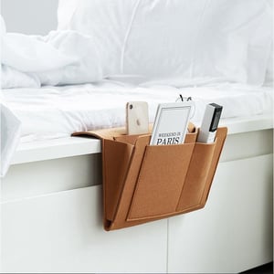 Tidy your nightstand in a flash Tool-free slide storage