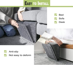 Tidy your nightstand in a flash Tool-free slide storage