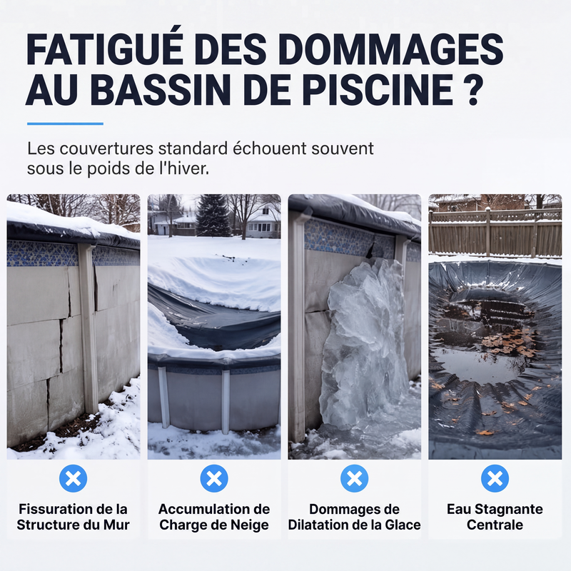 LIMITE 57% DE RÉDUCTION Coussin d'Air d'Hivernage Anti-Gel pour Piscine, Avec Cordes