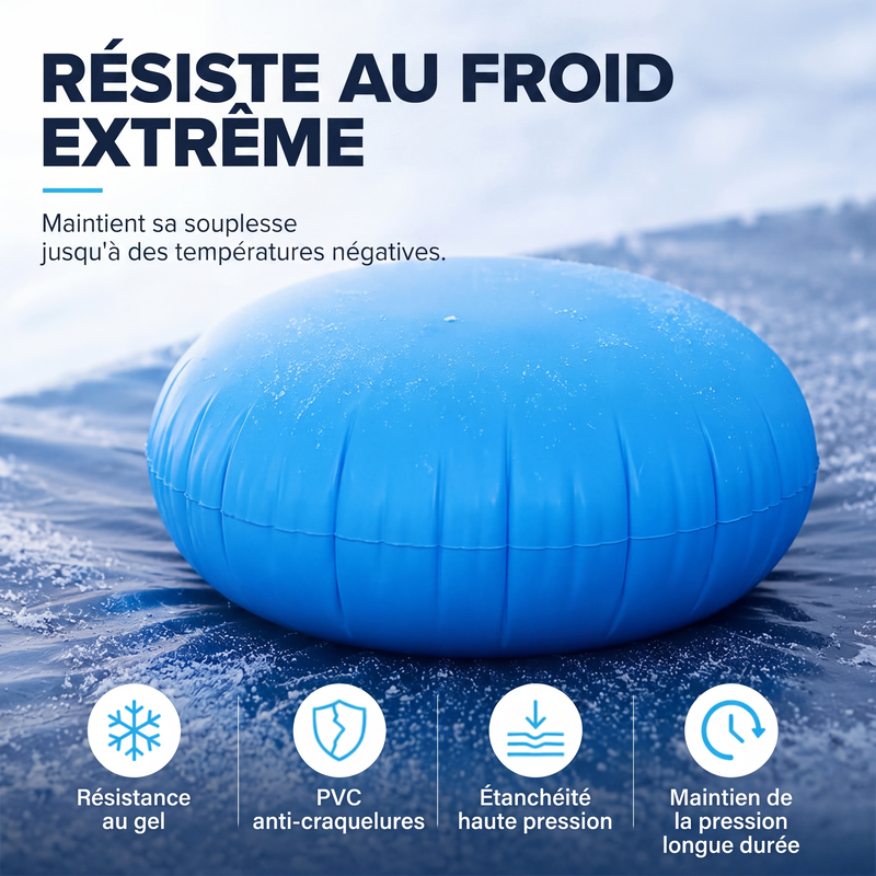 LIMITE 57% DE RÉDUCTION Coussin d'Air d'Hivernage Anti-Gel pour Piscine, Avec Cordes