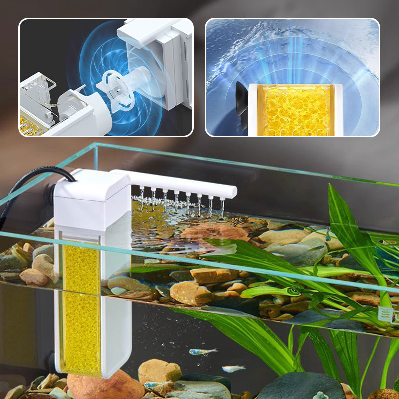 DE RDUCTION Mini-filtre multifonctionnel pour petit aquarium