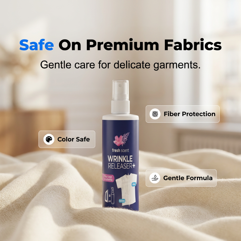 DE RDUCTION Spray anti-froissage format voyage Sa formule améliorée défroisse instantanément chemises, costumes et robes, sans repassage