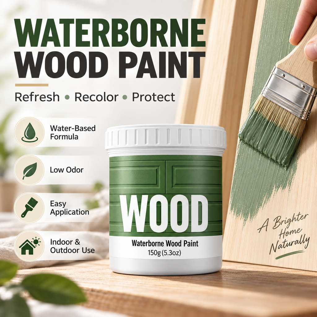 Peinture à l'eau pour bois Peinture écologique pour la rénovation de meubles