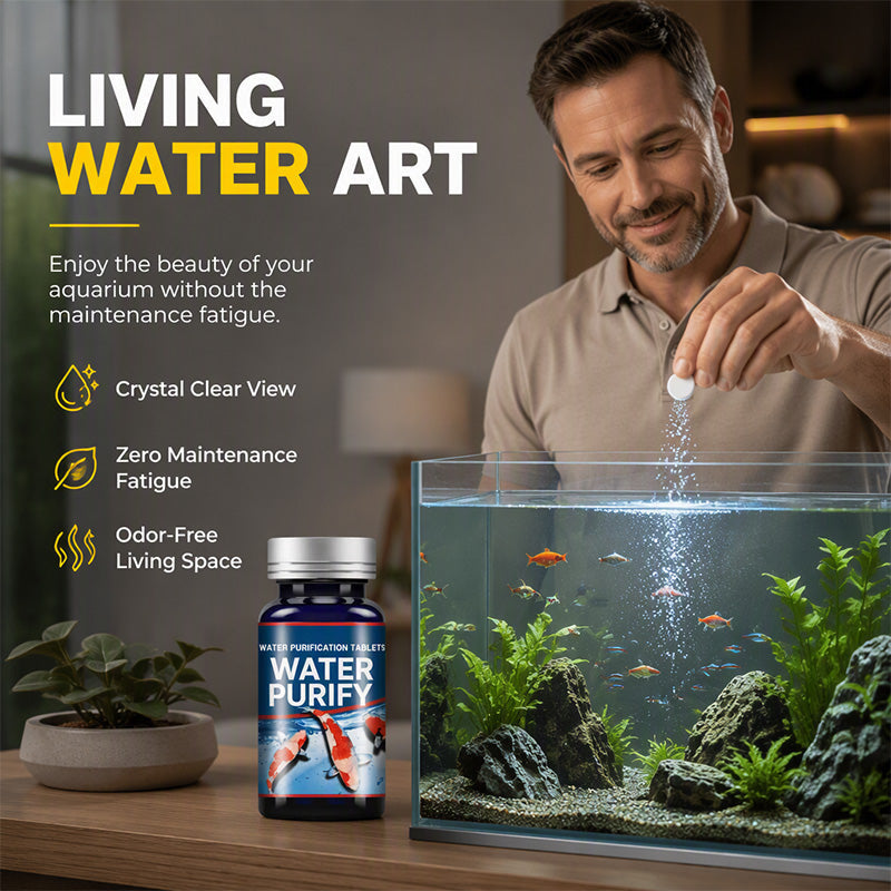 Professional tablets for aquarium water purification