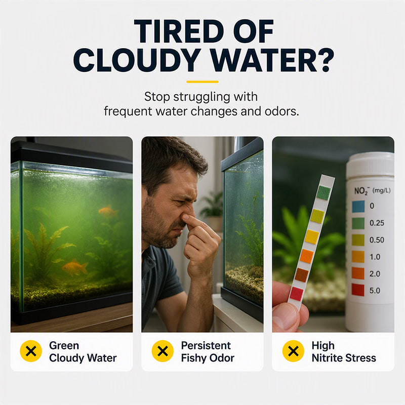 Professional tablets for aquarium water purification