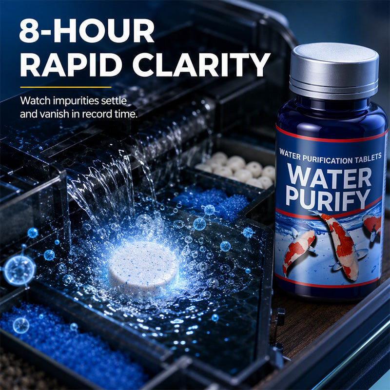 Professional tablets for aquarium water purification