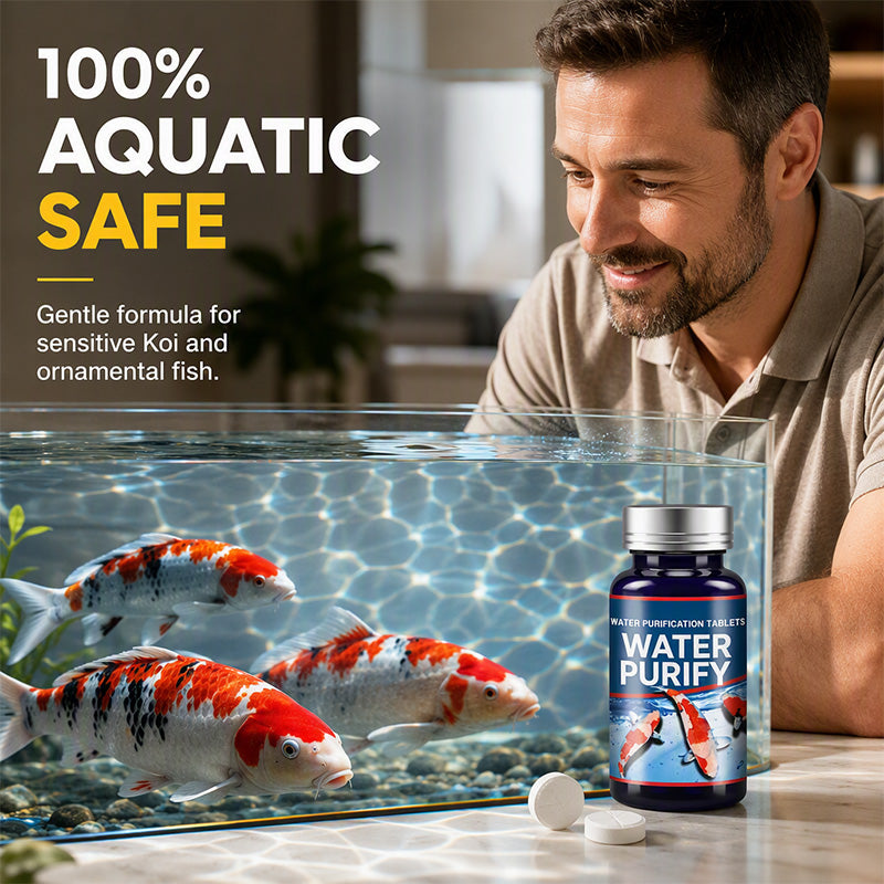 Professional tablets for aquarium water purification
