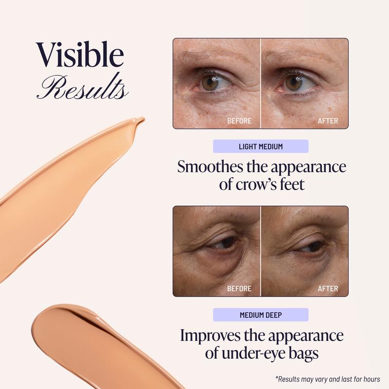 Conomies exceptionnelles - 50 % DE RÉDUCTION Kit de maquillage pour les yeux 60 secondes Gel teinté raffermissant pour les poches et les cernes