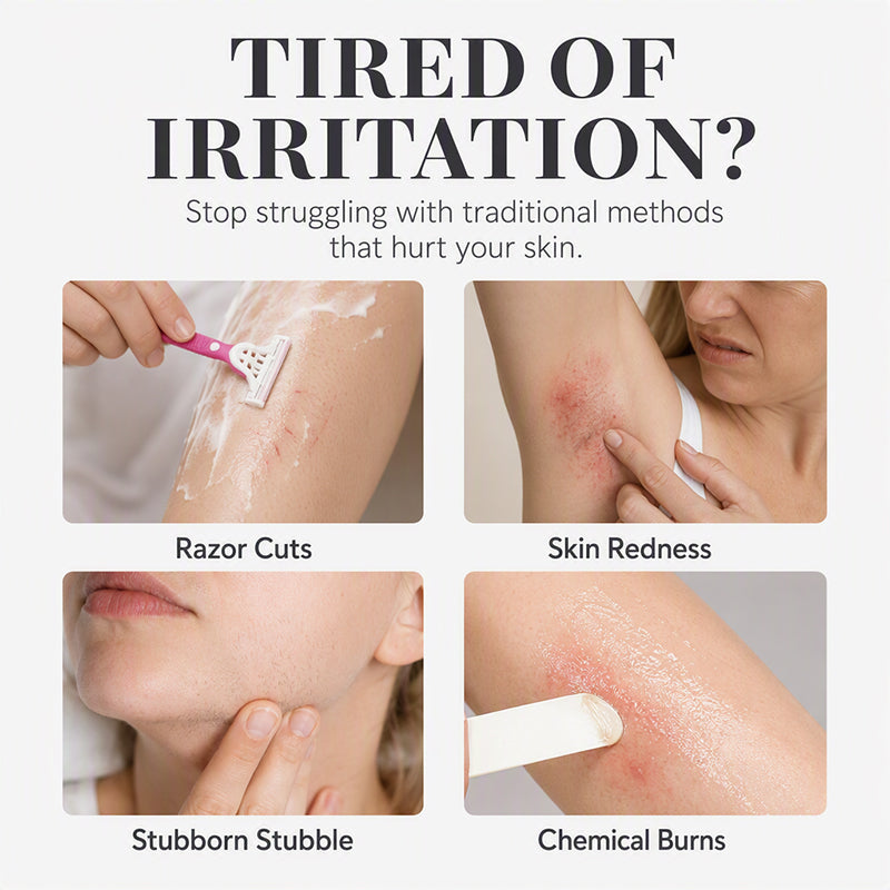 Réduction Spray dépilatoire indolore Peau douce et soyeuse, application simple pour tout le corps