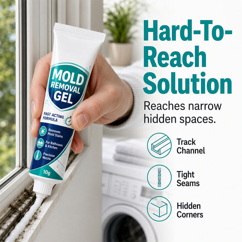 Anti-mold cleaning gel | Grout and caulk