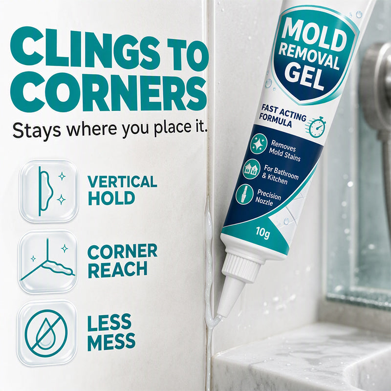 Anti-mold cleaning gel | Grout and caulk