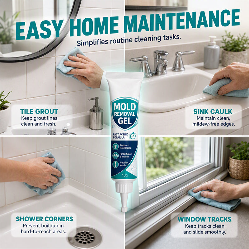 Anti-mold cleaning gel | Grout and caulk