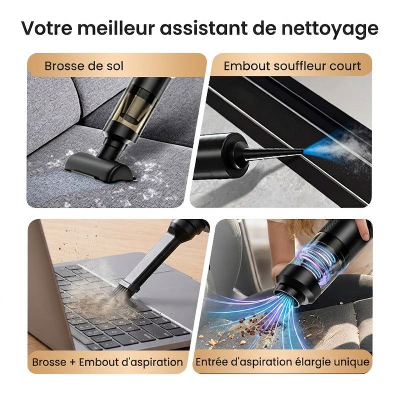 Hot Sale Aspirateur de voiture sans fil Slim V8 Mate haute puissance 13000Pa/30AW