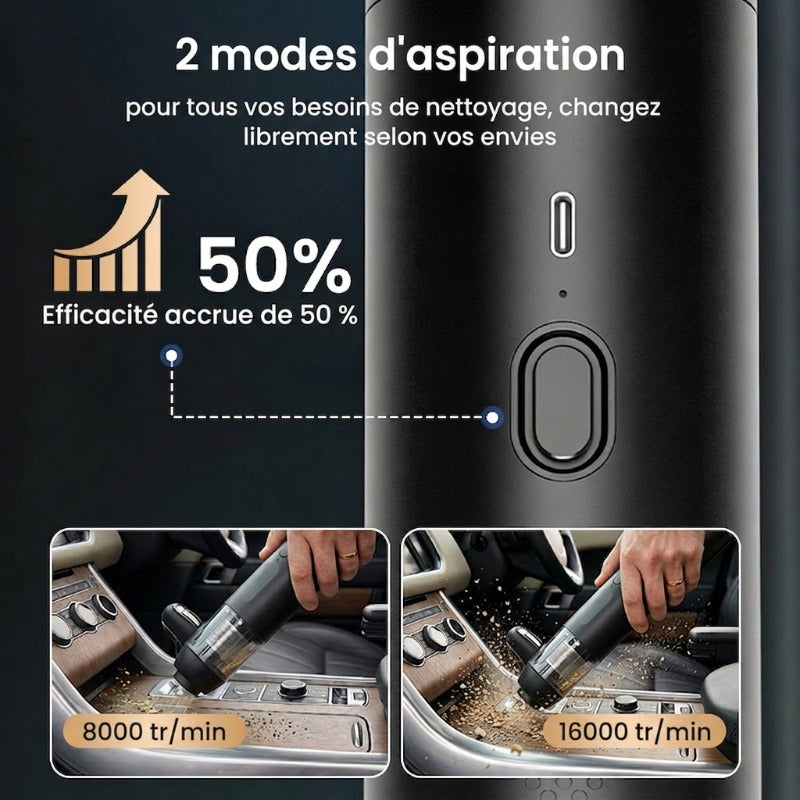 Hot Sale Aspirateur de voiture sans fil Slim V8 Mate haute puissance 13000Pa/30AW